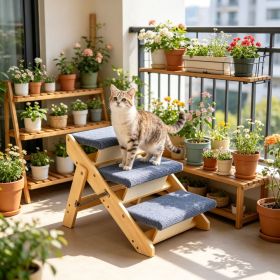 Pet Stairs with Non-Slip for Closet